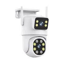 Câmera IP Tuya WIFI 5K 10MP Com Lente Dupla, Full HD, Rastreamento Humano Por IA, PTZ, Vigilância
