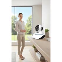 Câmera IP Wi-Fi 3 Antenas Segurança HD 720p Visão Noturna
