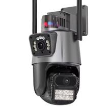 Câmera IP Wi-Fi 360 Controle PTZ Visão Noturna Lente Dupla Leboss LB-CA245
