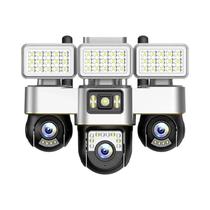 Câmera IP Wi-Fi Com Lente Tripla 15MP, Visão Noturna, Controle Por Aplicativo V380 Câmera IP Wi-Fi Com Lente Tripla 15MP, Visão Noturna, Controle Por Aplicativo V380