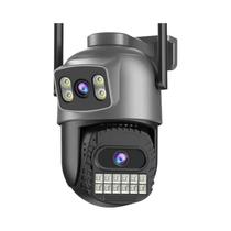 Câmera IP Wi-Fi Externa 15MP Com Tela Dupla E Zoom 10X PTZ Para Vigilância Por Vídeo BESDER O-Kam