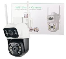 Camera ip WI-FI Icsee com 2 letes 6mp 2,8mm visão noturna a prova de agua.