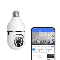 Câmera Ip Wi-Fi Rosqueável E27 Hd Com Áudio E Visão Noturna Câmera Ip Wi-Fi Rosqueável E27 Hd Com Áudio E Visão Noturna