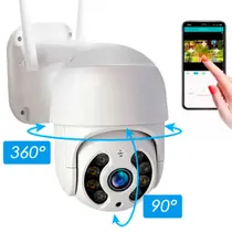 Câmera IP Wi-Fi Speed Dome de segurança Full HD PTZ IP66 com NF