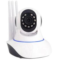 Camera IP Wifi 3 Antenas c/ Áudio e Infravermelho Noturno