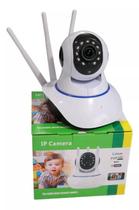 Camera Ip Wifi 3 Antenas Robo Hd Audio Yoosee Função Siga-me