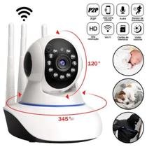 Câmera Ip Wifi 3 Antenas Visão Noturna Áudio 720p Câmera Ip Wifi 3 Antenas Visão Noturna Áudio 720p