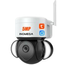 Câmera IP WiFi 5MP PTZ Inteligente INQMEGA - Visão Noturna e Externa