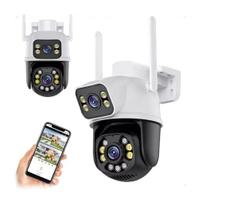 Camera Ip Wifi Externa Lente Dupla Full HD