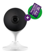 Câmera Ip Wifi Full Hd Imx Mibo Intelbras Sd 32gb Purple
