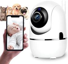Camera Ip Wifi Giratória 1080p Estilo Babá Eletrônica Com Visão Noturna e Alerta De Movimento Camera Ip Wifi Giratória 1080p Estilo Babá Eletrônica Com Visão Noturna e Alerta De Movimento