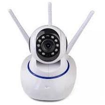 Camera Ip Wifi Inteligente 03 Antenas Giratória 1080p Babá Eletr. Visão Noturna Varredura e Alerta Movimento