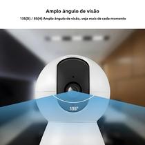 Câmera IP WiFi Inteligente Tuya 5MP - Câmera Interna Sem Fio com Detecção de Movimento AI e Rastreamento Automático