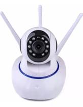Câmera Ip Wifi Noturna Rotativa 3 Antenas Wireless Câmera Ip Wifi Noturna Rotativa 3 Antenas Wireless
