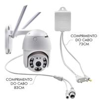 Câmera Ip Wifi Rotativa Externa Dome Prova De Água Hd Câmera Ip Wifi Rotativa Externa Dome Prova De Água Hd