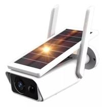 Câmera Ip Wifi Segurança Ip66 Energia Solar Full Hd Externa Prova D'água
