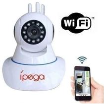 Camera IP Wireless 3 Antenas entrada p/ Micro SD Ipega - LOTUS Camera IP Wireless 3 Antenas entrada p/ Micro SD Ipega - LOTUS