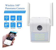 Câmera IP Wireless Externa com Refletor LED - Segurança e Visibilidade Noturna