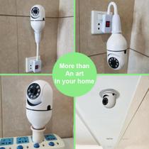 Câmera IP Yoosee Panorâmica 360 - Lampada LED com Monitoramento Remoto e Visão Noturna - @lojakvell