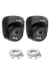 Câmera IP ZOSI C220 4MP 2.5K PoE para área externa com visão noturna de 30 m