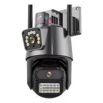 Camera Jgl P11 Wifi Segurança 6 Mp 4k Lente Dupla Vigilância