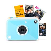 Câmera KODAK Printomatic+ 10 MP com Impressão Instantânea Azul