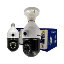Câmera Lâmpada 360 Wi-fi 2 Lentes Full hd JT-9696 Jortan