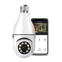 Câmera Lâmpada de Segurança Vigilância IP WiFi 360 Visão Noturna FullHD Bivolt