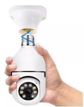 Câmera Lâmpada De Segurança Wifi Ip 360 Soquete E27 Branco Câmera Lâmpada De Segurança Wifi Ip 360 Soquete E27 Branco