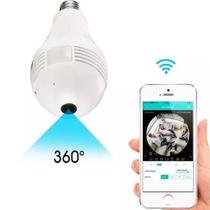 Camera lampada espiã para casa 360 panocamica wifi microfone Lançamento