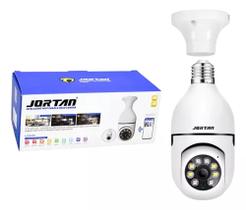 Câmera Lâmpada Espiã WiFi Yoosee JT8177 360 HD Visão Noturna Detecção Movimento Áudio Bidirecional - Jortan