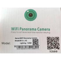 Camera Lampada Ip 360 Hd Panorâmica Led Wifi - 809