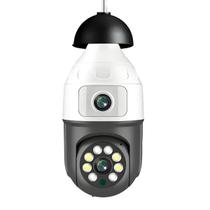 Câmera Lâmpada S/Fio para Monitoramento Noturno e Segurança