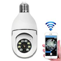 Câmera Lâmpada Segurança Com Visão Nortuna Uso Interno / Externo Wifi - Jortan