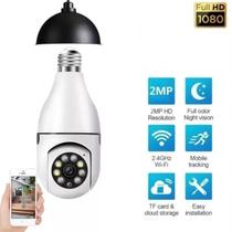 Câmera Lâmpada Segurança E27 resolução de 2MP WiFi Sem Fio 360 IP Full HD, PTZ Visão Noturna - BIVOLT - jortan Câmera Lâmpada Segurança E27 resolução de 2MP WiFi Sem Fio 360 IP Full HD, PTZ Visão Noturna - BIVOLT - jortan