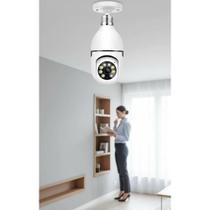Câmera Lâmpada Wi-Fi 360 Full HD Visão Noturna