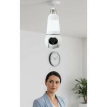 Câmera Lâmpada Wi-Fi 3MP 360 Colorida Interna