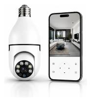 Câmera Lâmpada WiFi 1080p Monitore Pelo Celular Visão Noturna e Áudio Bidirecional Nova Lacrada Com NFe Câmera Lâmpada WiFi 1080p Monitore Pelo Celular Visão Noturna e Áudio Bidirecional Nova Lacrada Com NFe