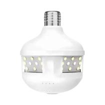 Câmera Lâmpada WiFi E27 4MP Com Visão Noturna Colorida, Áudio Bidirecional, Rastreamento Automático