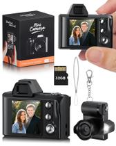 Câmera Mini Chaveiro WZVZ 1080P Zoom Óptico 4x Kit com 32 GB Câmera Mini Chaveiro WZVZ 1080P Zoom Óptico 4x Kit com 32 GB