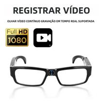 Câmera Mini HD 1080p Óculos Inteligentes Para Gravação De Vídeo Ao Dirigir, Andar De Bicicleta E