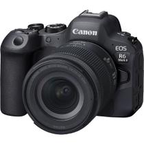 Câmera mirrorless Canon EOS R6 Mark II com lente RF 24-105mm f4-7.1 IS STM