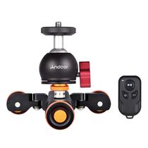 Câmera motorizada de vídeo automática Dolly Andoer 3-Wheels 3 Speed