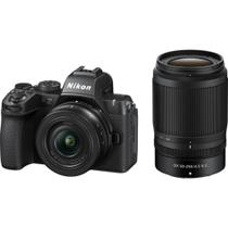 Câmera nikon z50 ii mirrorless kit com lentes 16-50mm + 50-250mm