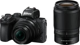 Câmera Nikon Z50 Kit 16-50mm F/3.5-6.3 VR + 50-250mm F/4.5-6.3 VR