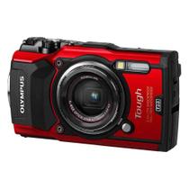 Câmera OlyCâmera Olympus Tough TG-6 Vermelha
