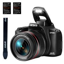 Câmera ORDRO 4K Zoom óptico 64MP Vlogging YouTube Zoom 30X