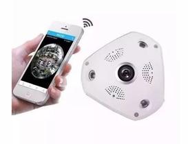 Camera Panoramica Segurança 3d Wi-fi 360 Vr Cam 1.3mp Camera Panoramica Segurança 3d Wi-fi 360 Vr Cam 1.3mp