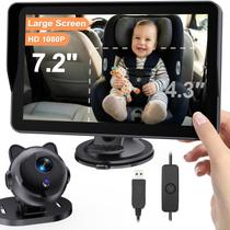 Câmera para Bebê no Carro Yakry 7,2" HD 1080P Visão Noturna 150 Câmera para Bebê no Carro Yakry 7,2" HD 1080P Visão Noturna 150
