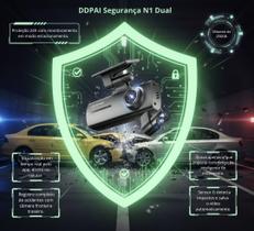 Câmera para Carro Proteção Rastreador Monitoramento 24horas Sensor Alarme Visão Noturna Estacionamento Dashcam Segurança Gravação Traseira Frontal 4K
